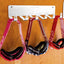 Percha aluminio 6 ganchos para remolque sostiene 6 pares