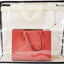 Bolso PVC transparente XXL con cremallera ahorra espacio