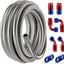 Kit manguera combustible AN4 CPE 10" color plateado