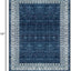 Alfombra 8x10 azul para sala dormitorio comedor lavable