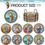 Posavasos cristiano diseño diamantes 8uds decoración