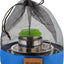 Set 10 Pzas Vajilla Camping Acero Inox con Bolsa Malla