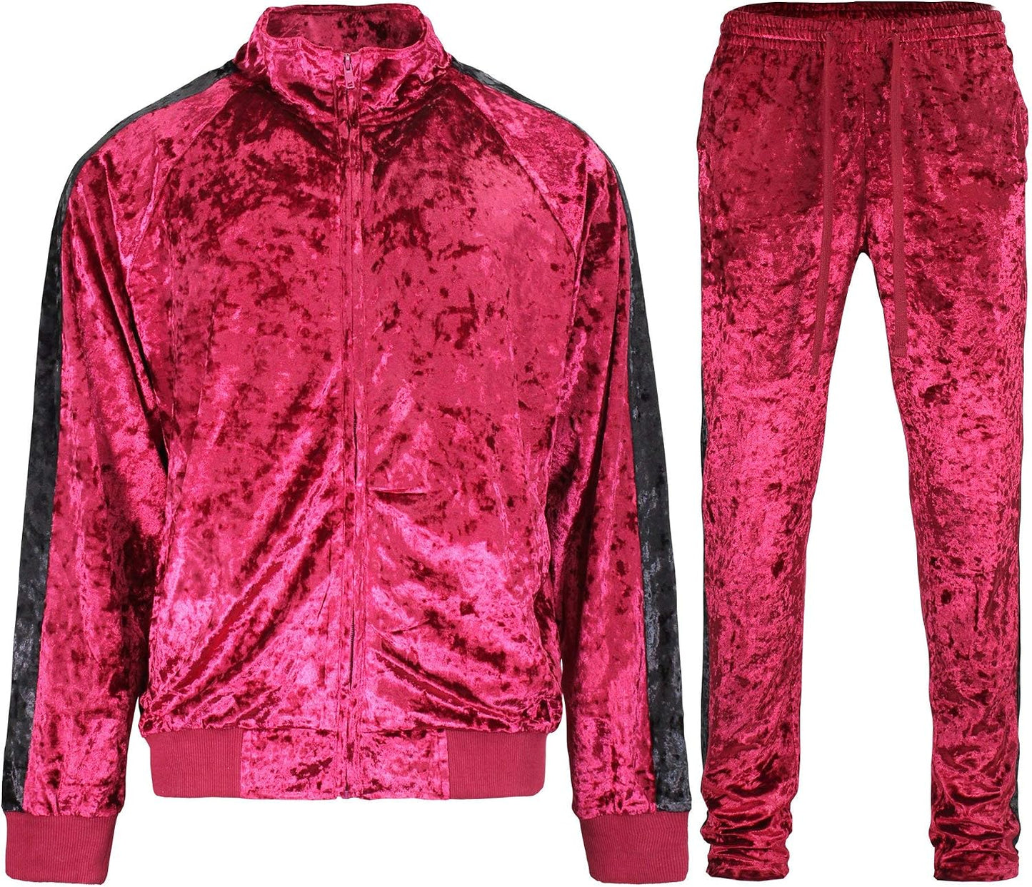Conjunto chándal terciopelo para hombre gimnasio