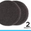 Filtro espuma carbono acuario pack 2 blanco