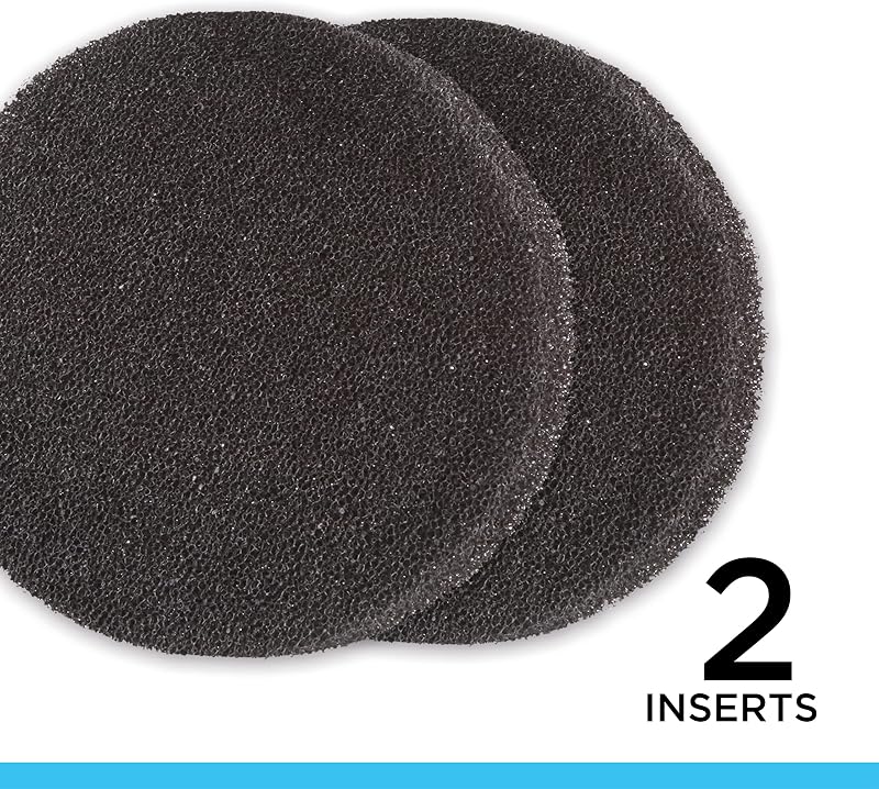 Filtro espuma carbono acuario pack 2 blanco