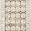 Alfombra área marrón marfil 4x6ft dormitorio sala comedor