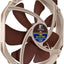 Ventilador silencioso 4 pines 5.512pulg marrón