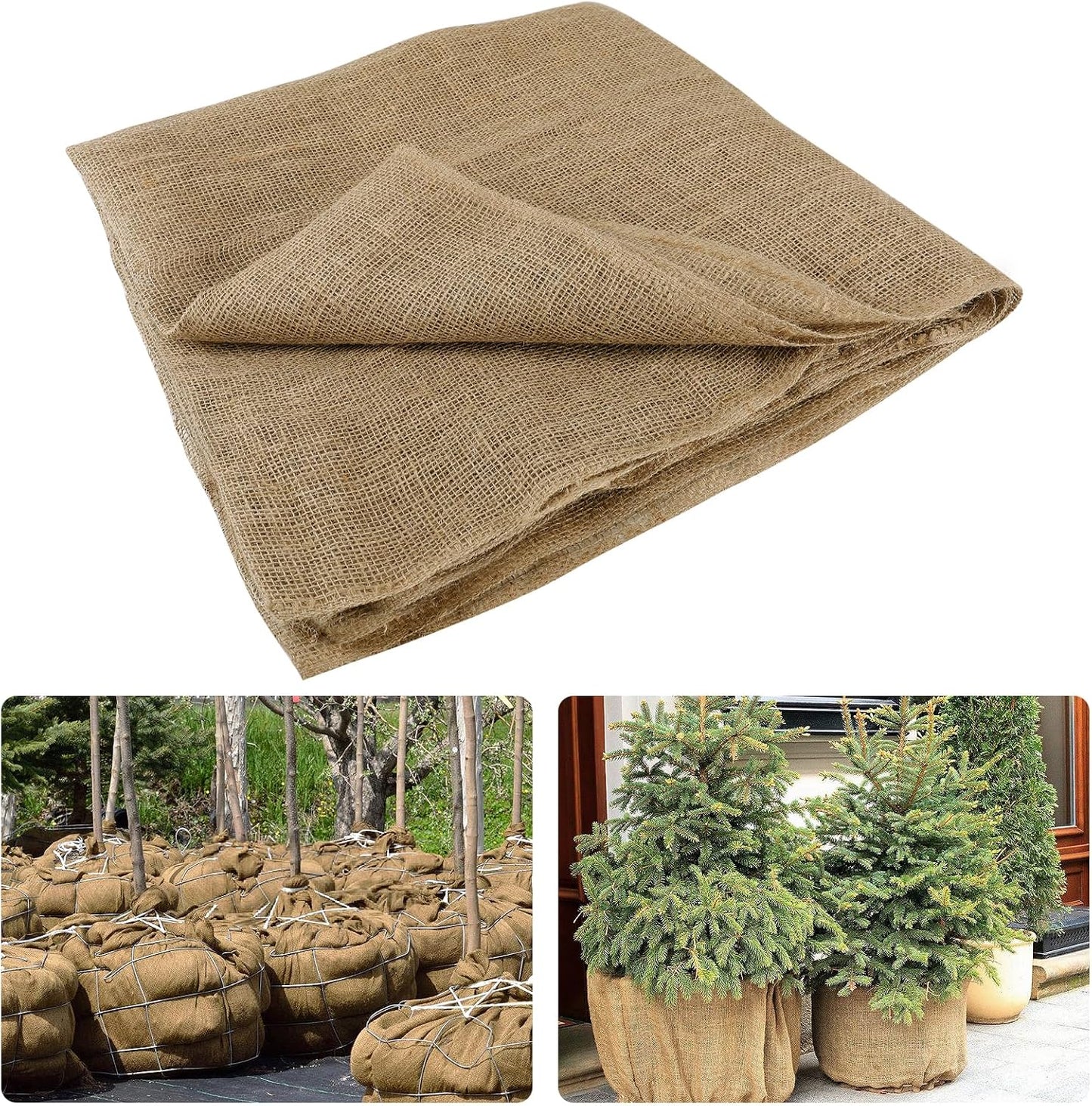 Manta tela arpillera 15ft x 40pulg protege contra heladas