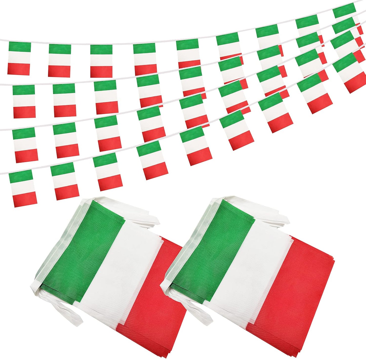 Bandera Italia 100ft con cadena 76 banderas decoración