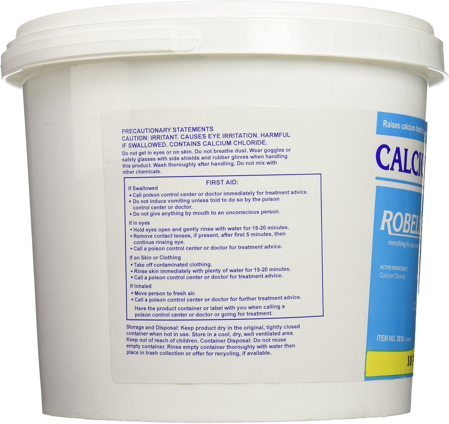 Calcio para piscina 10lb fabricado EE.UU.
