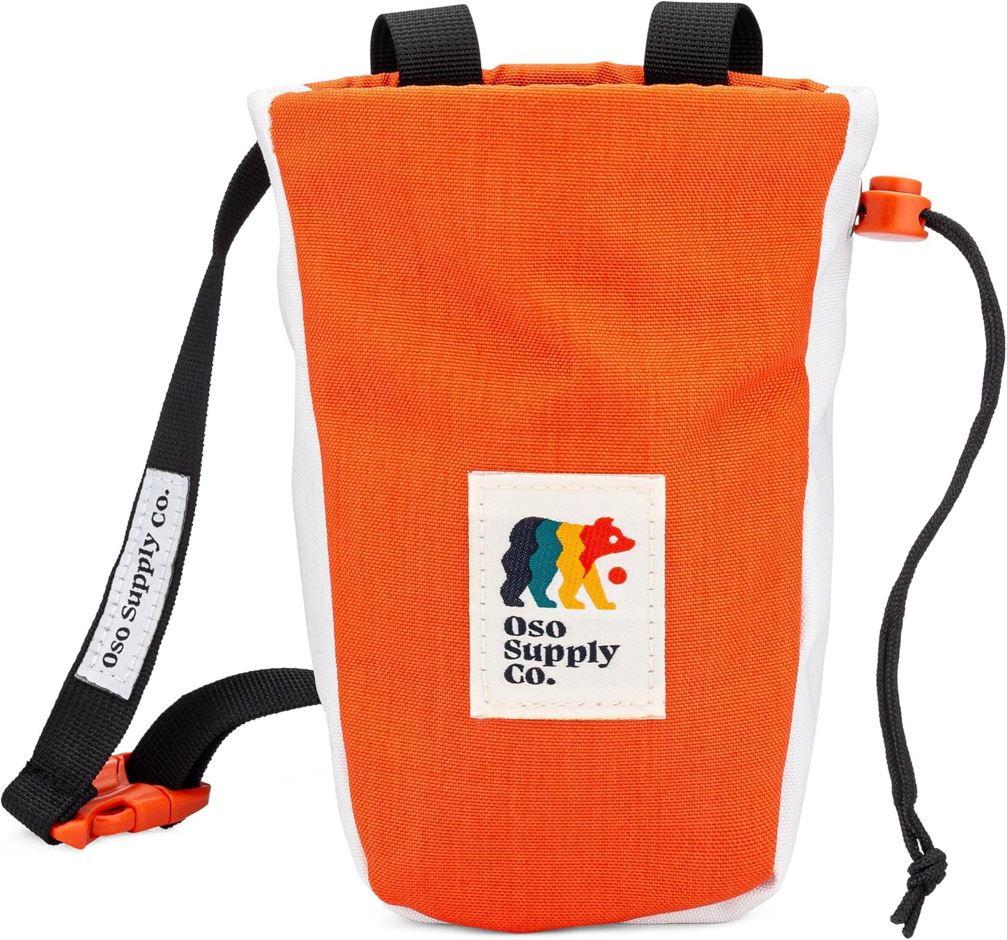 Bolsa tiza escalada roca con cremallera tela resistente
