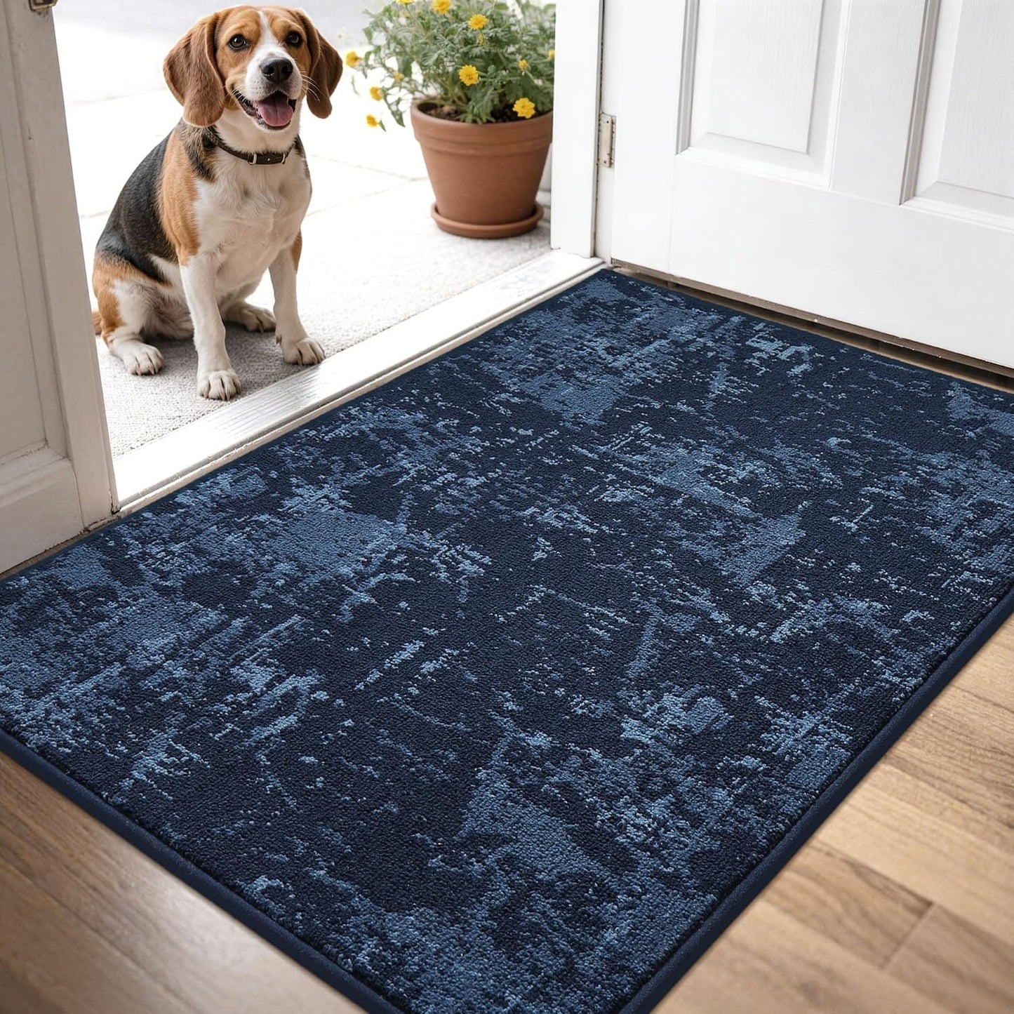 Tapete puerta perro 32x48pulg antiderrap lavable
