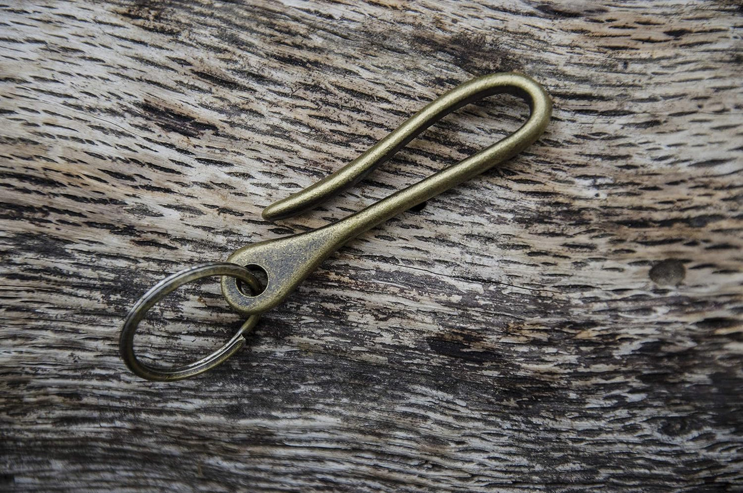 Llavero Fish Hook latón antiguo set 1