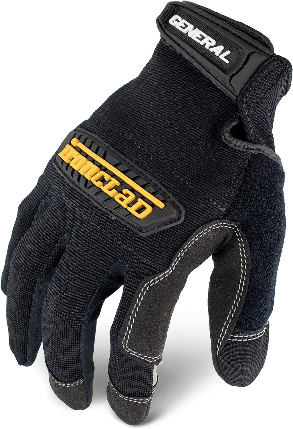 Guantes trabajo GUG multiusos duraderos lavables 1 par negro