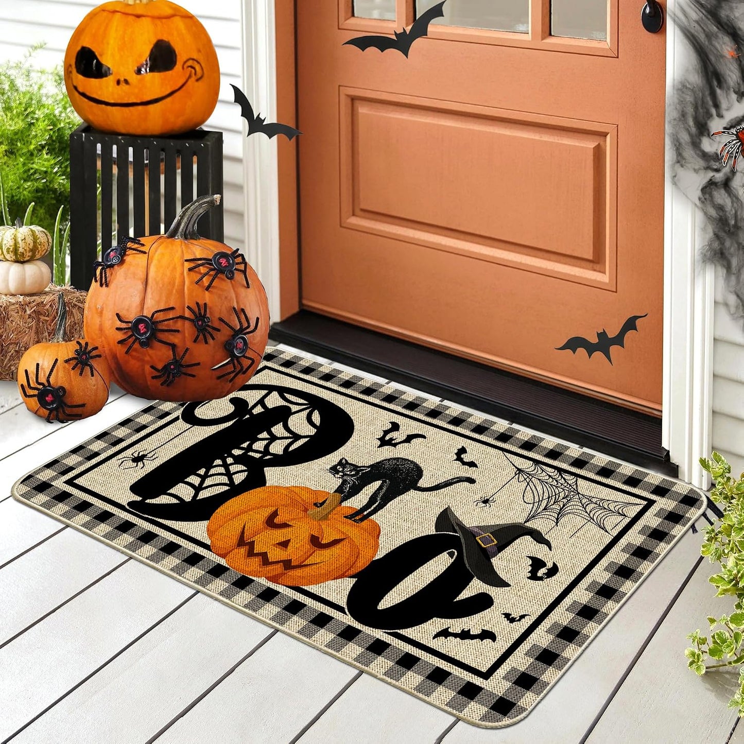 Tapete Halloween espeluznante 17x29" exterior