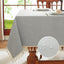 Mantel rectangular poliéster impermeable 55x86 gris claro