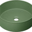 Fregadero redondo hormigón 14.5" verde mate