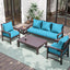 Cojines asiento exterior 19x19x4" impermeable set