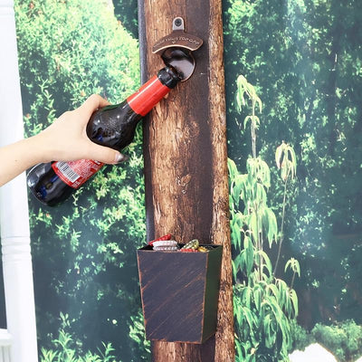 Abridor botellas cobre antiguo pared 3 pack
