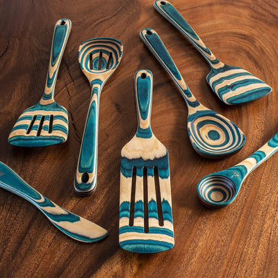 Juego 7 Pzas Utensilios Cocina Seguros para Antiadherentes