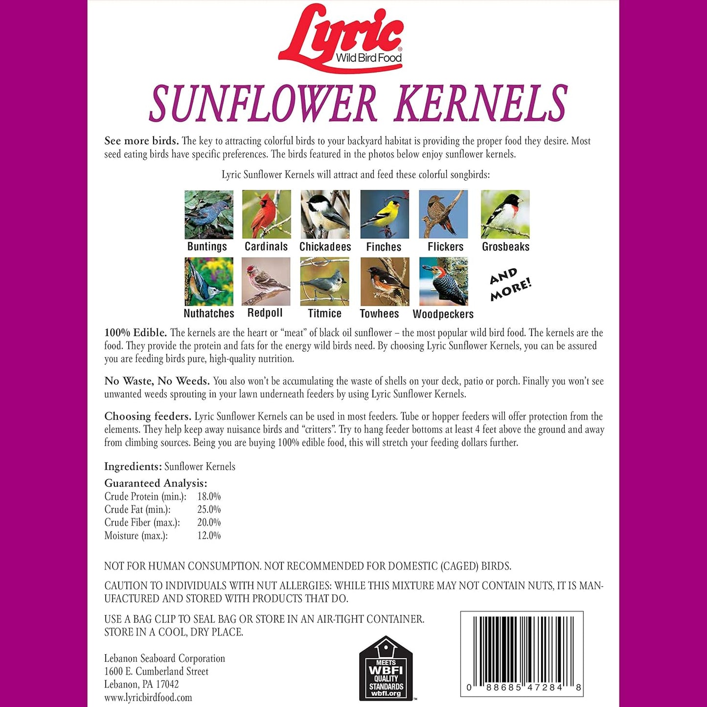 Semillas aves silvestres girasol comedero exterior 10lb