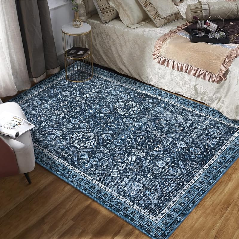 Alfombra sala 9x12ft bohemia pelo bajo antiderrap