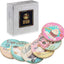 Posavasos cerámica absorbente pastel 4pulg respaldo corcho
