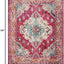 Tapete área Monaco 8ft10" diseño bohemio rosado y multicolor