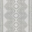 Tapete geométrico tribal exterior 2x8ft gris claro