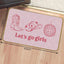 Tapete rosa preppy 30x17" para hogar cocina entrada