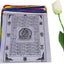 Banderas oración 10x11" 25 pzas diseño tradicional Nepal