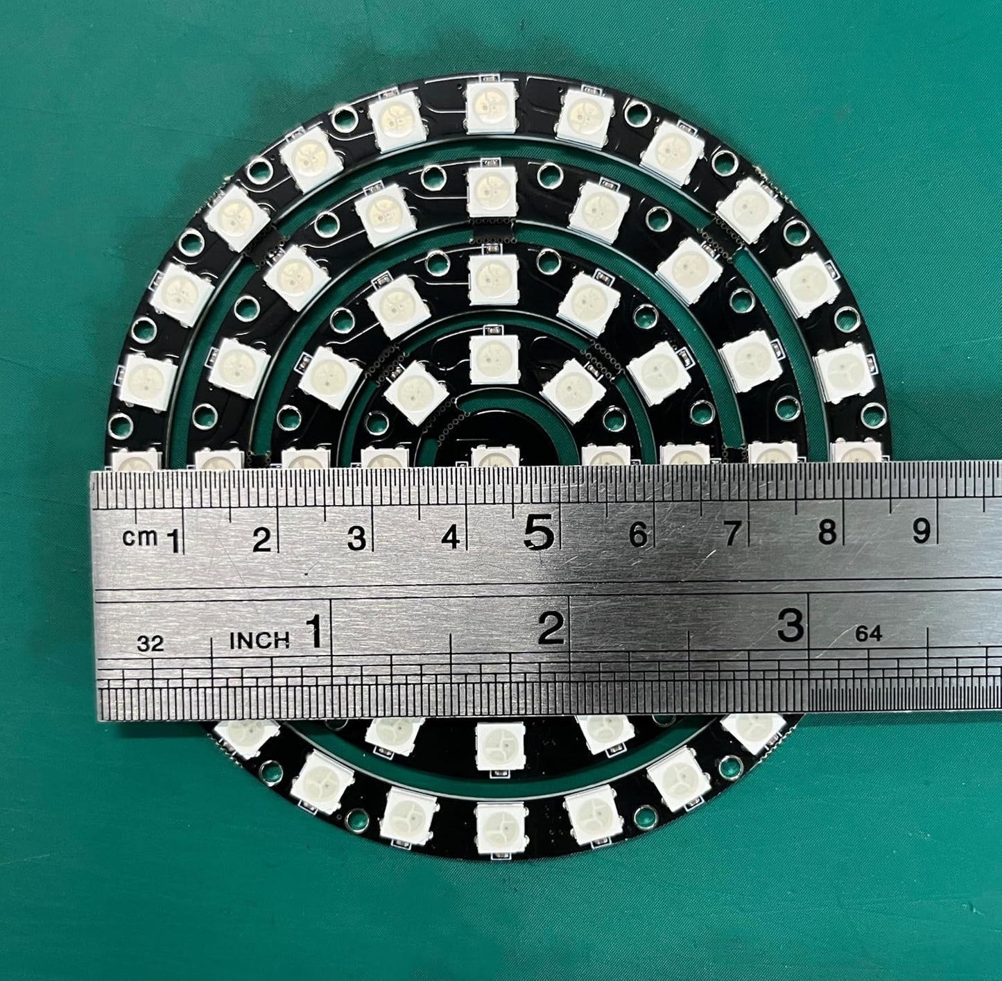 Anillo LED RGB 61 bits con controlador para Arduino