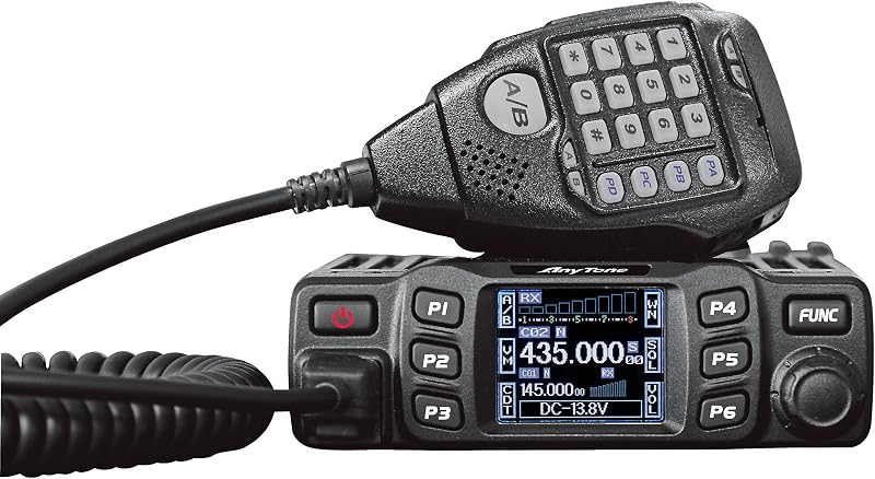 Transceptor radio móvil VHF/UHF doble banda