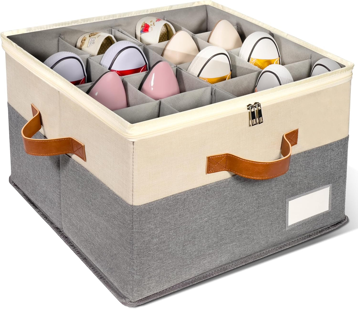Organiz. zapatos armario ajustable 8-16 pares