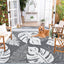 Alfombra exterior 8x10ft impermeable reversible