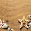 Tabla cortar vidrio decorativa playa océano
