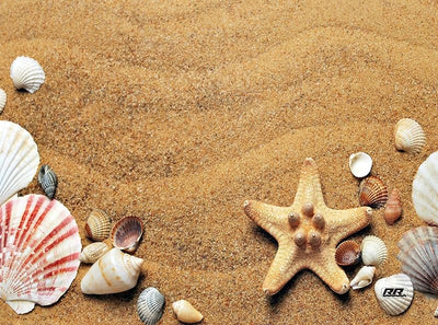 Tabla cortar vidrio decorativa playa océano