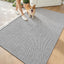 Tapete antiderrap para puerta interior 48x72" gris