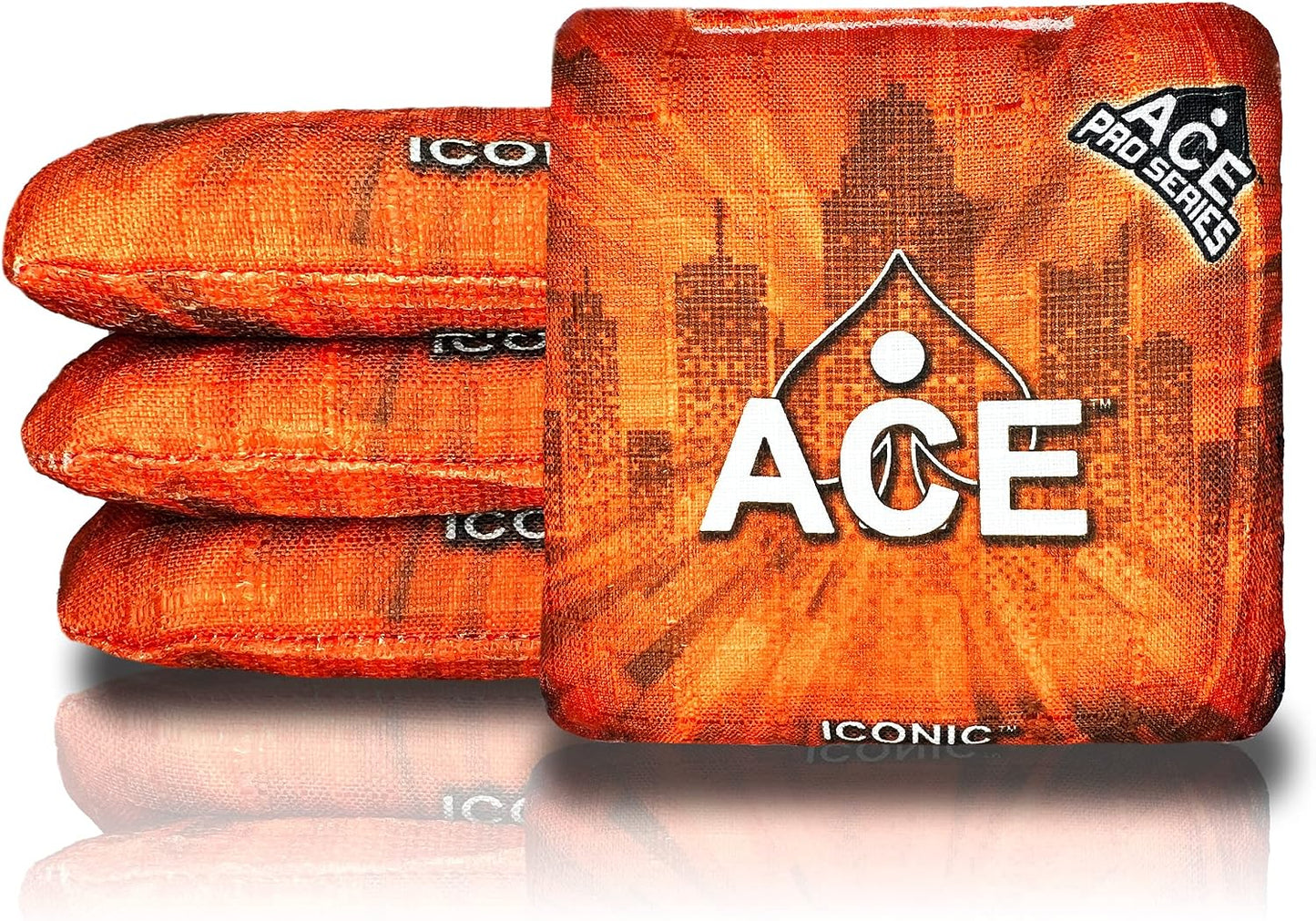 Set 4 bolsas ACE Pro Cornhole doble cara para todo clima