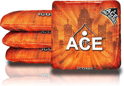 Set 4 bolsas ACE Pro Cornhole doble cara para todo clima