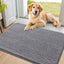 Tapete antiderrap felpilla para puerta 40x24pulg gris
