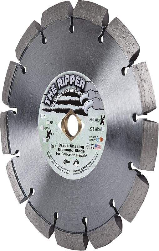 Hoja diamante V para reparar grietas hormigón 7x1/4pulg