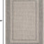 Alfombra decorativa impermeable 2'7"x5' beige/negro