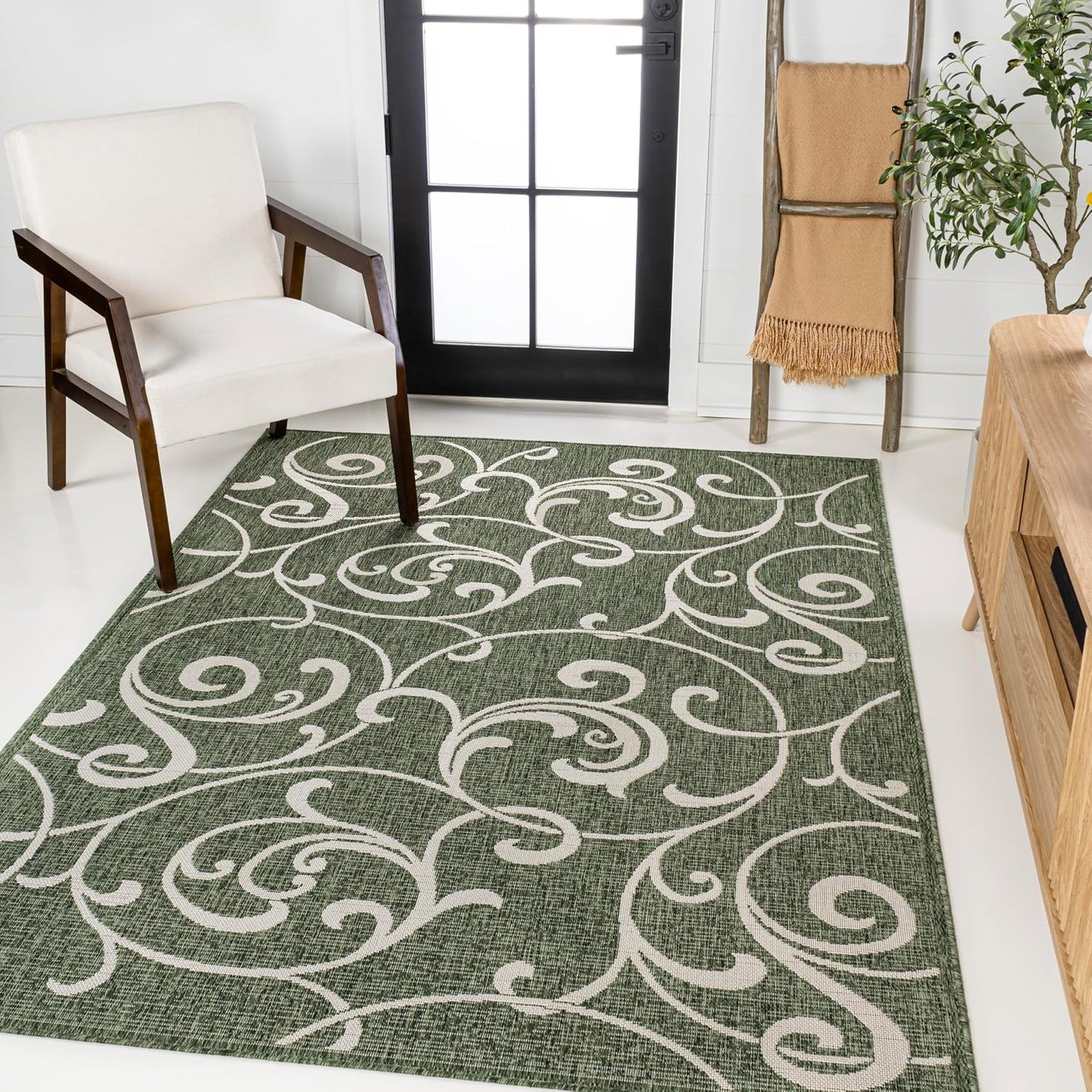 Alfombra 3x5pulg Maribel Clásica para Terraza Exterior
