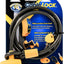 Cable agarre alimentación con cerradura negro