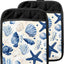 Soportes ollas bolsillos conchas azules resistentes calor