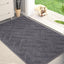 Tapete antiderrap absorbente 32x47" para puerta gris