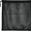 Red de barrera 13x13pulg bolsa negra con cordón para estanque