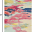 Tapete abstracto moderno polipropileno rosado