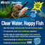 Almohadilla filtro acuario 12x72pulg azul y blanco se corta